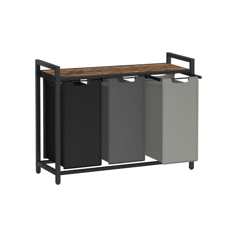 Laundry Basket with Storage, Removable Bags