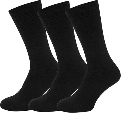 Men's Thermal Winter Boot Socks, 3 Pairs