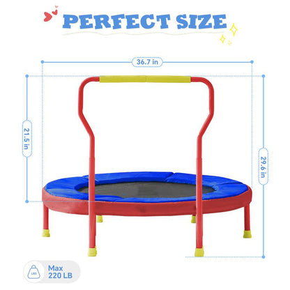 36'' Toddler Indoor Fitness Jumper, Focused on Safety