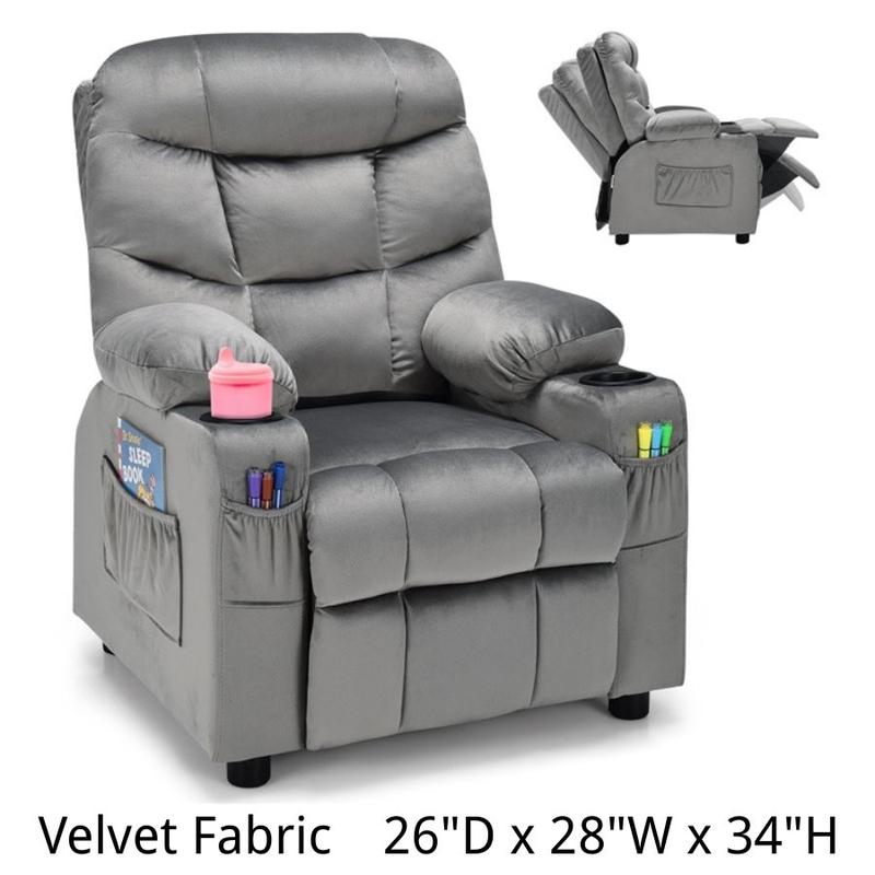 Kids Recliner Chair with Footrest