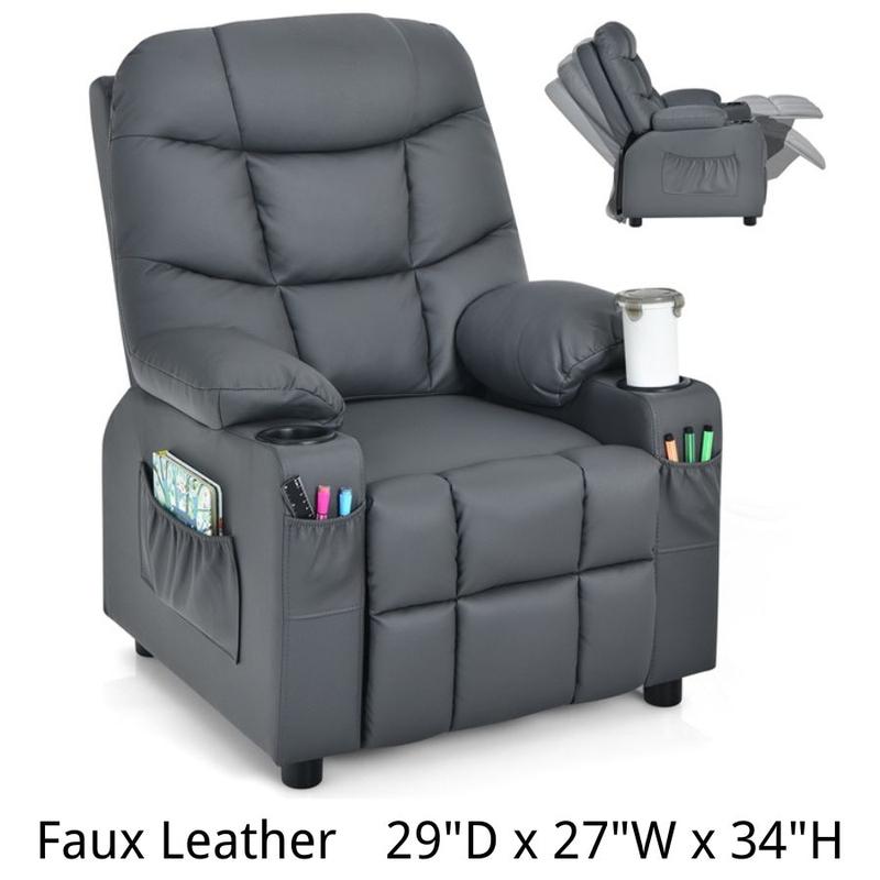 Kids Recliner Chair with Footrest