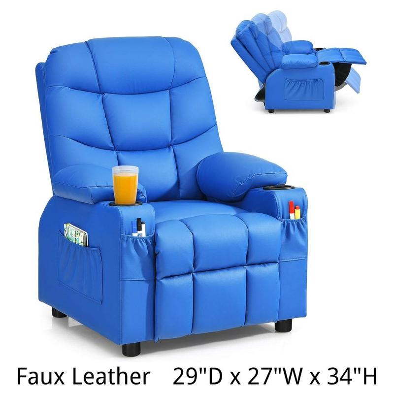 Kids Recliner Chair with Footrest