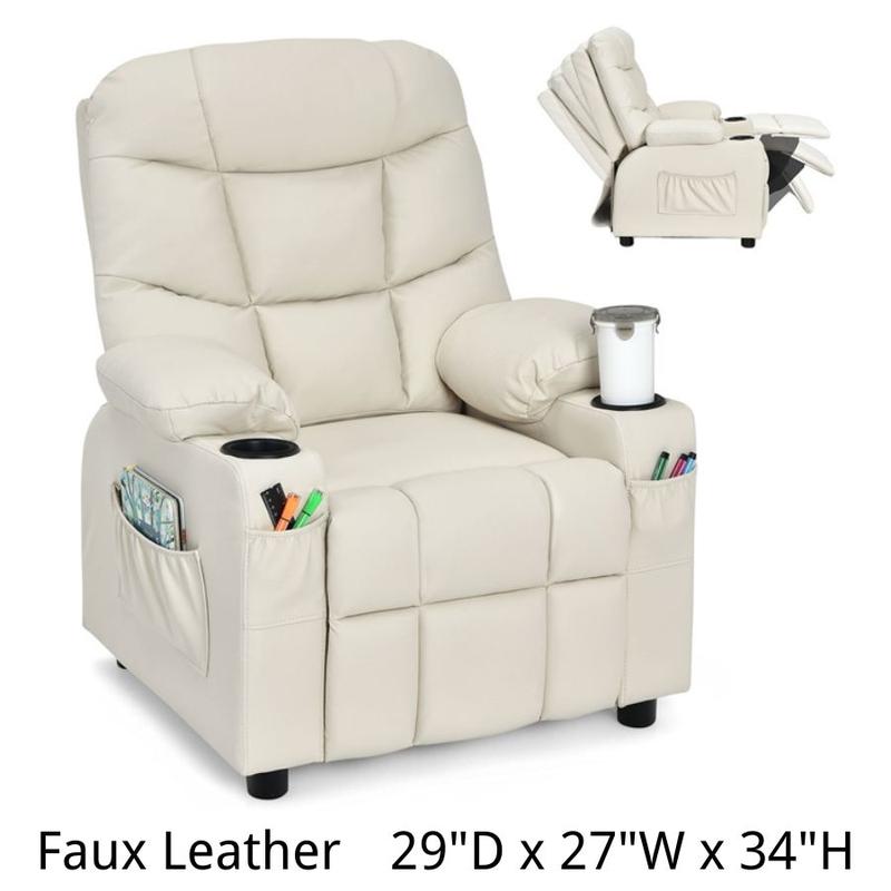Kids Recliner Chair with Footrest