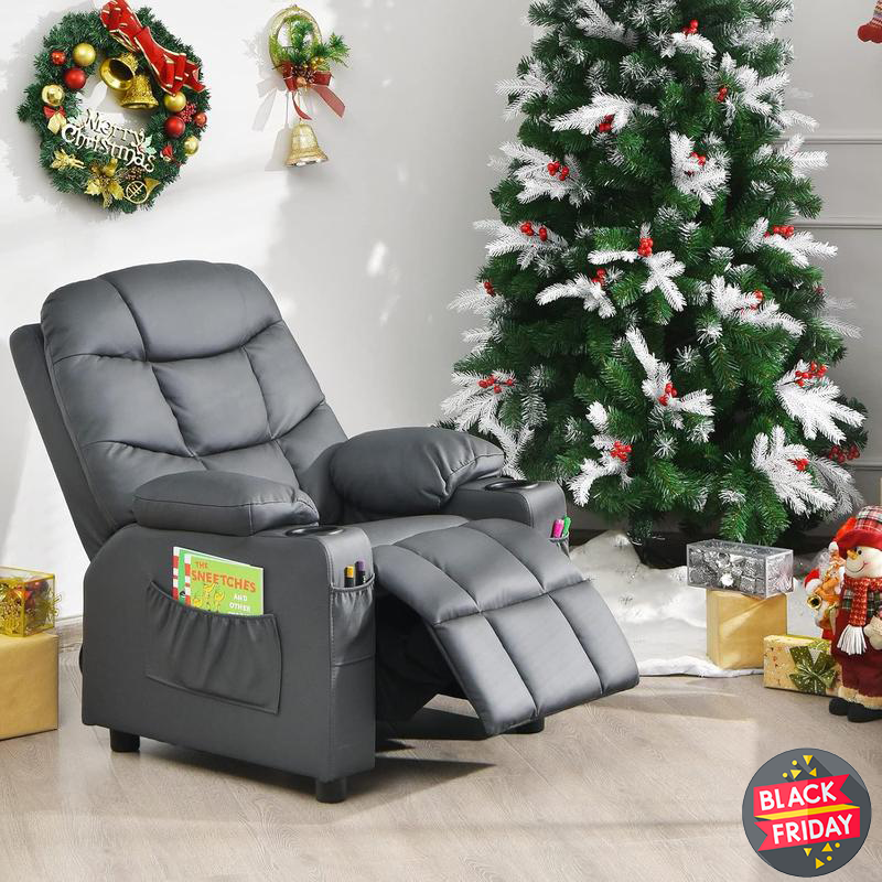 Kids Recliner Chair with Footrest