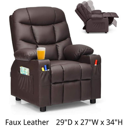 Kids Recliner Chair with Footrest