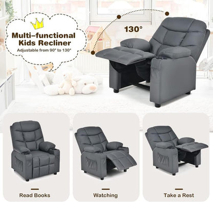 Kids Recliner Chair with Footrest