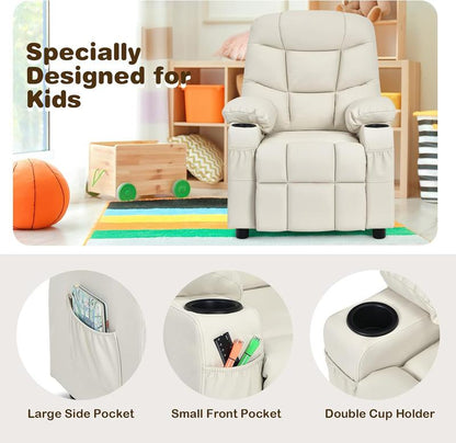 Kids Recliner Chair with Footrest