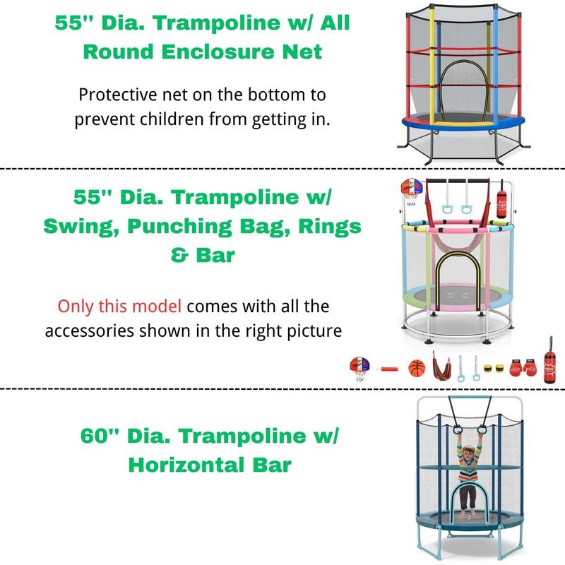 55"/60" Children's Safe Play Jumper with No-Gap Design