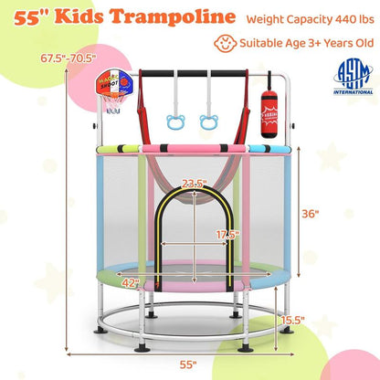 55"/60" Children's Safe Play Jumper with No-Gap Design