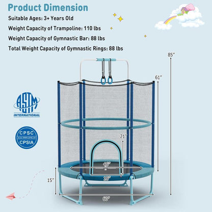 55"/60" Children's Safe Play Jumper with No-Gap Design
