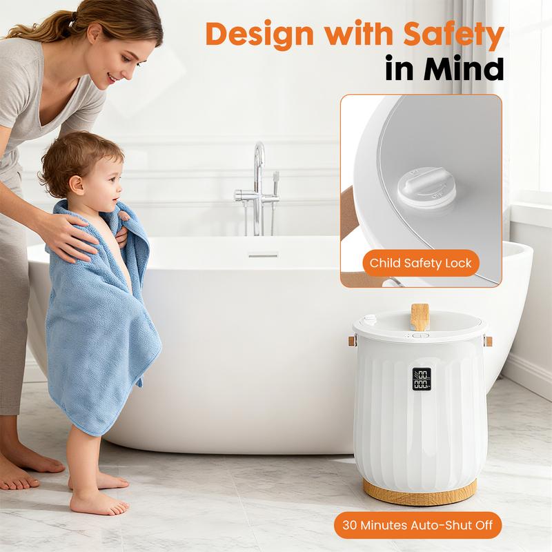 20L Towel Warmer, 4 Timer Settings