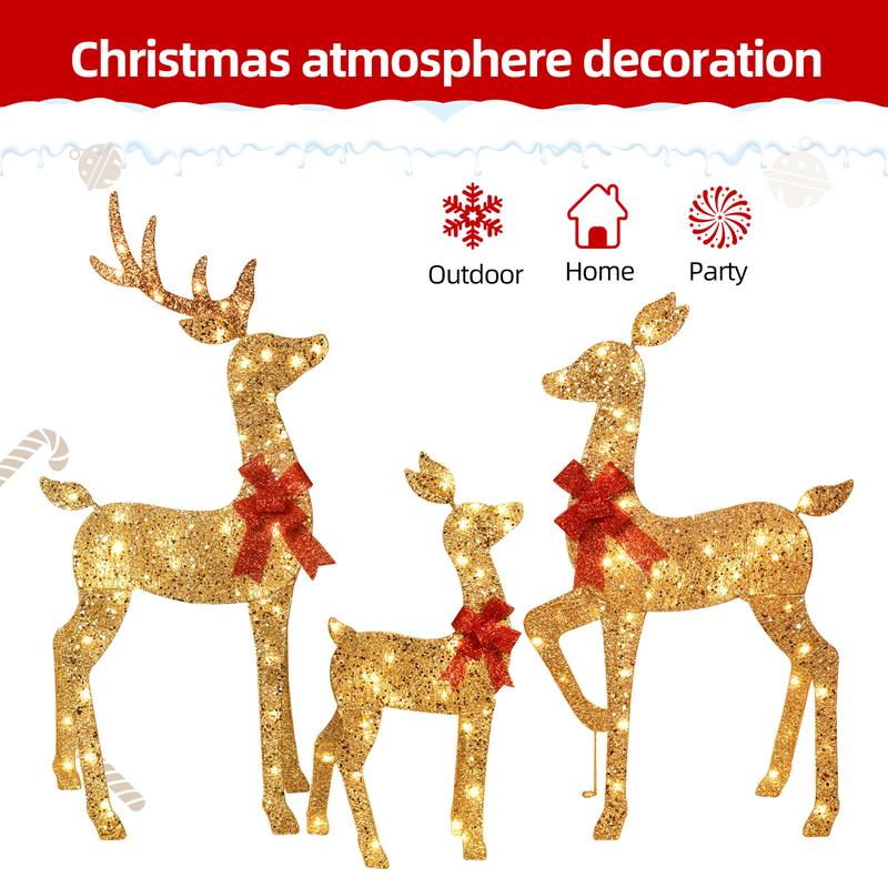 Large Outdoor LED Christmas Deer