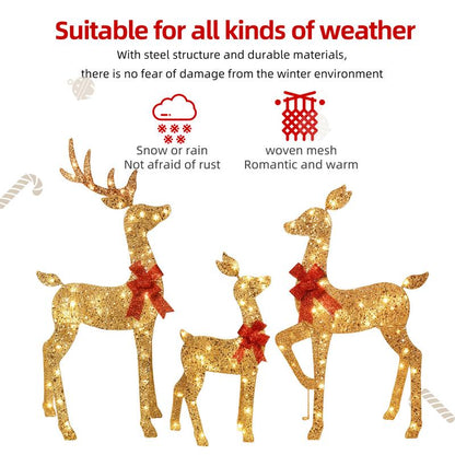 Large Outdoor LED Christmas Deer