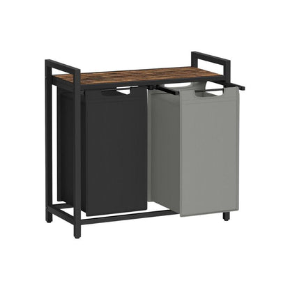 Laundry Basket with Storage, Removable Bags