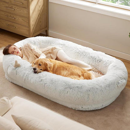 Luxury 3-in-1 Warm Foldable Dog Bed