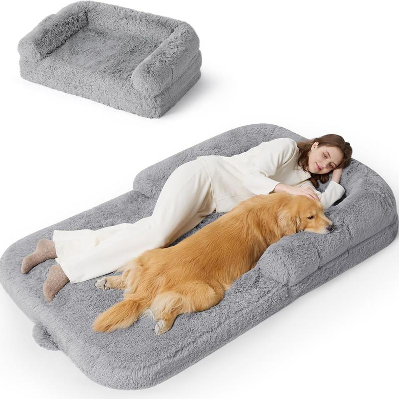 Luxury 3-in-1 Warm Foldable Dog Bed