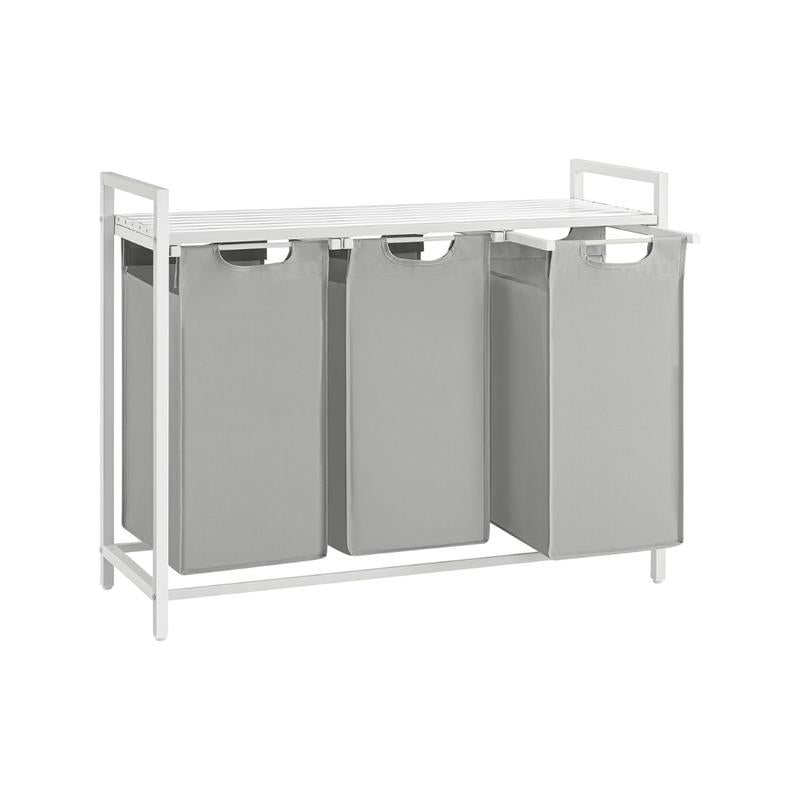 Laundry Basket with Storage, Removable Bags