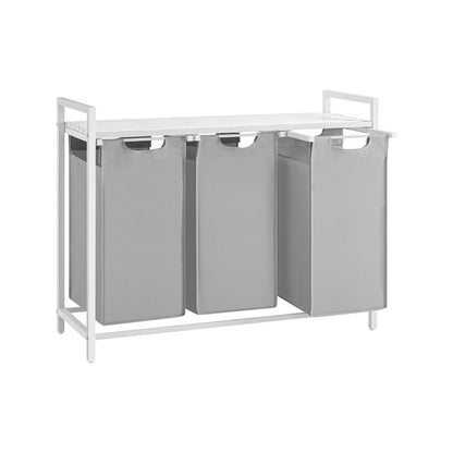 Laundry Basket with Storage, Removable Bags