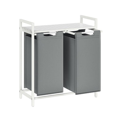 Laundry Basket with Storage, Removable Bags